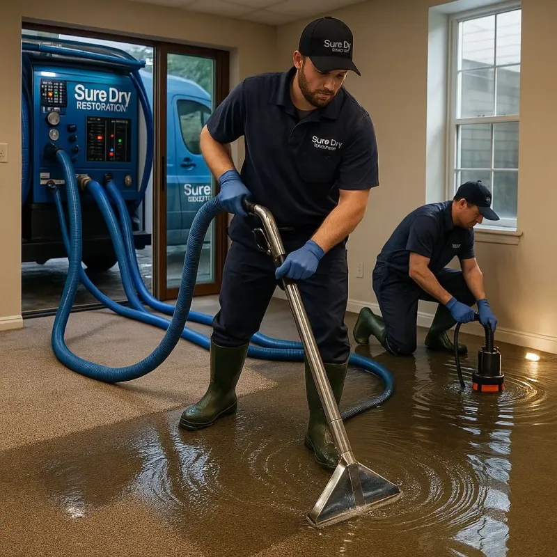 Water Extraction and Removal process in San Pedro, CA